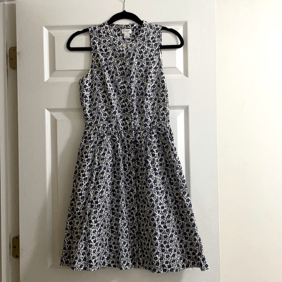 J crew flower dress